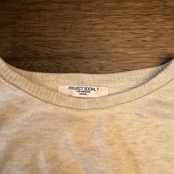 Project social bubble lounge long sleeve comfy shirt. Size small - Picture 3 of 5